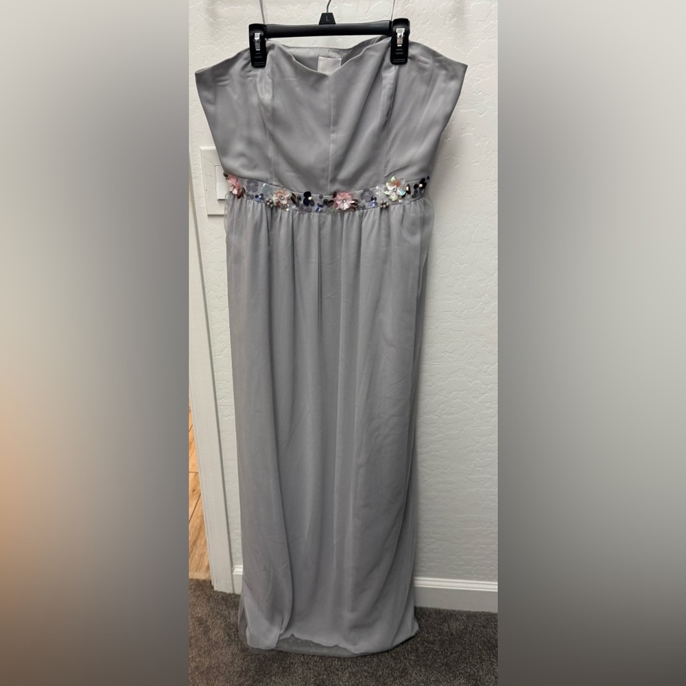 Lauren Conrad Gray/Silver Prom/Formal Dress. Size 16. NWT